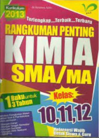 Rangkuman Penting Kimia SM/MA