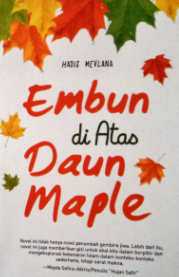 Embun diatas Daun Maple