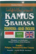 Kamus 3 Bahasa Indonesia-Arab-Inggris