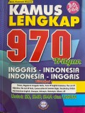 Kamus Lengkap 970 Triliyun Inggris-Indonesia